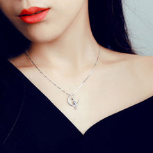 Load image into Gallery viewer, Cat Moon Pendant Necklace