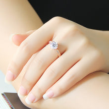 Load image into Gallery viewer, Elegant and luxurious wedding ring, women&#39;s Korean version of the living mouth ring