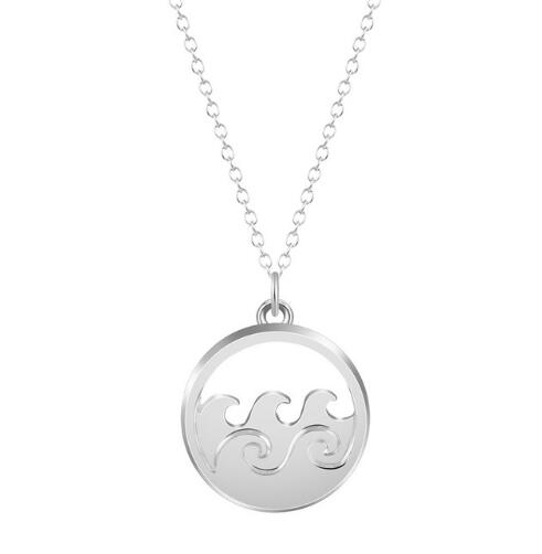 Ocean Waves Necklace Pendant