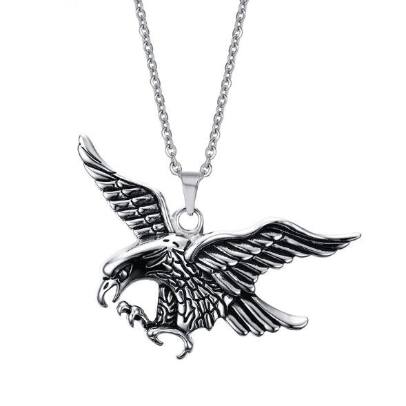 Flying Eagle Pendant Choker