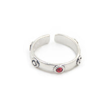 Load image into Gallery viewer, Anime peripheral Hal ring red sapphire ring